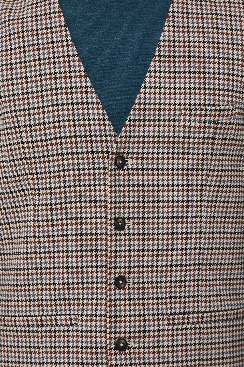 Γιλέκο Medicine χρώμα: καφέ φωτογραφία