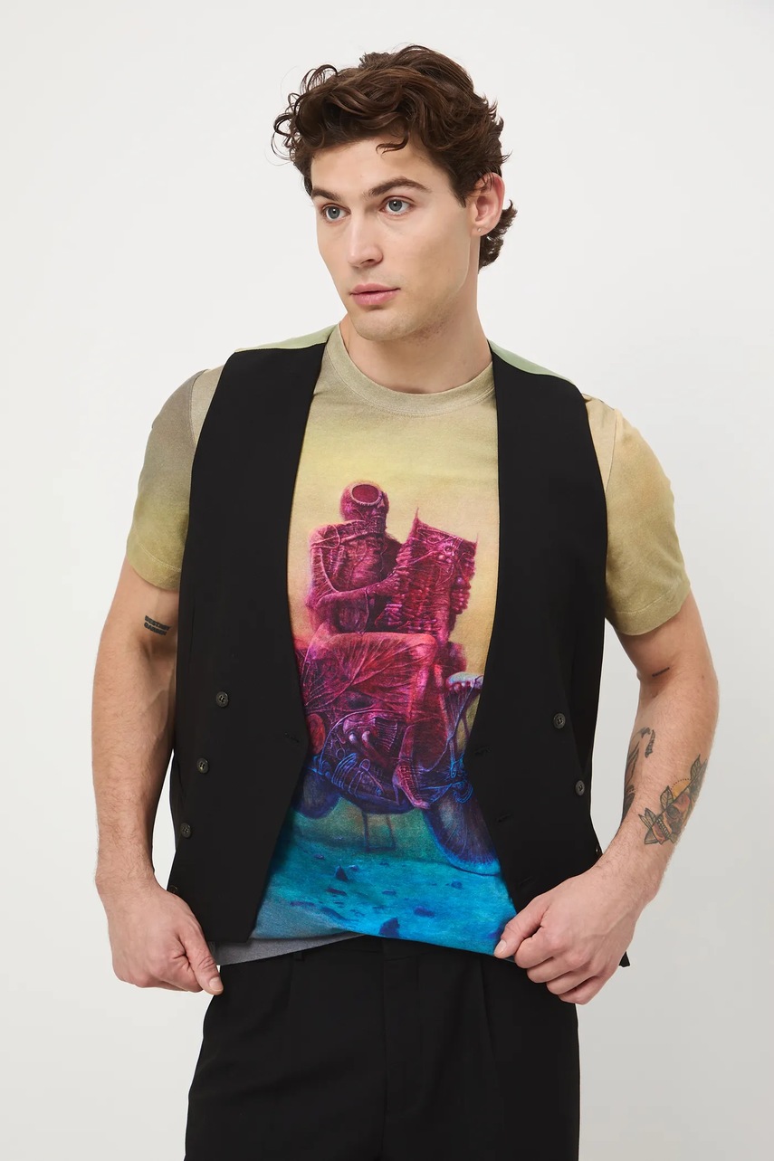 Γιλέκο Medicine χρώμα: μαύρο φωτογραφία