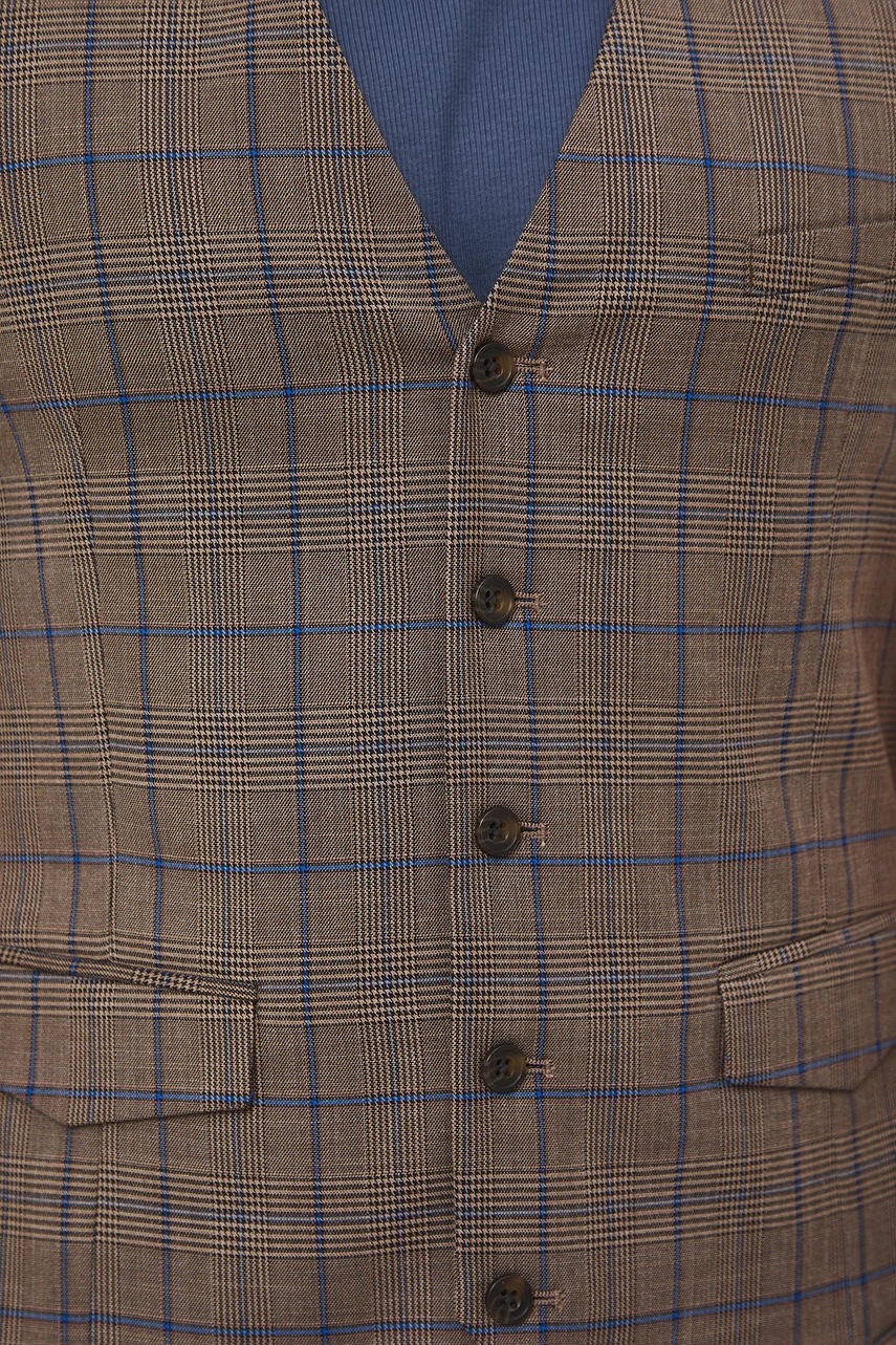 Γιλέκο Medicine χρώμα: καφέ φωτογραφία