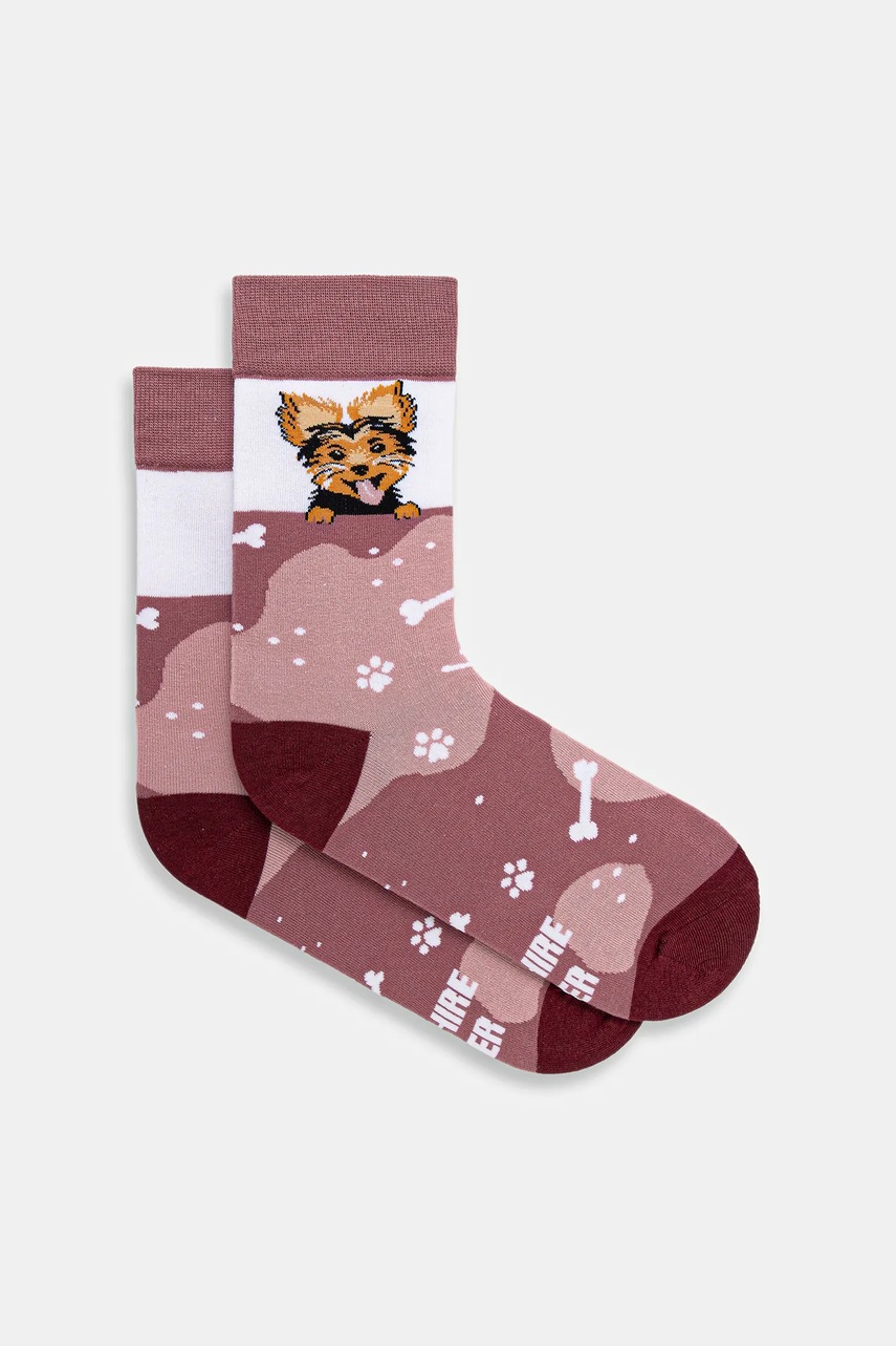 Medicine ciorapi de bumbac culoarea roz