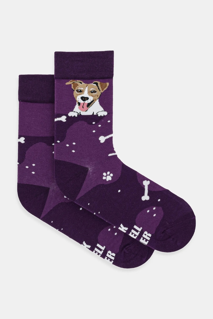 Medicine ciorapi de bumbac culoarea violet