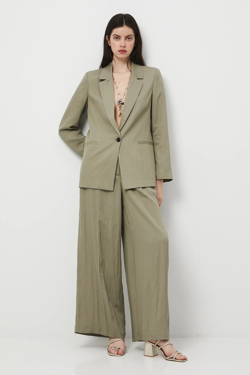 Пиджак Medicine цвет зелёный однобортный однотонный