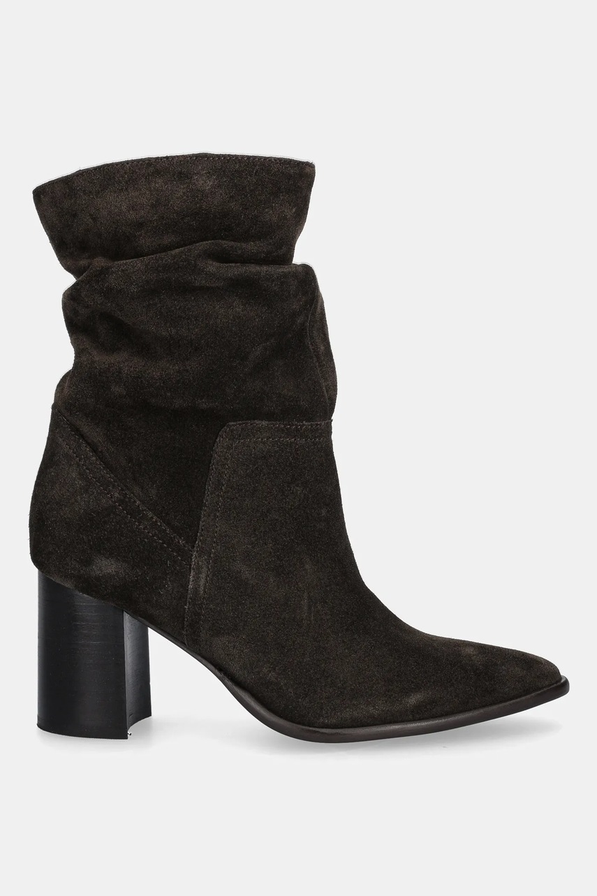 Полусапожки Medicine цвет коричневый каблук кирпичик