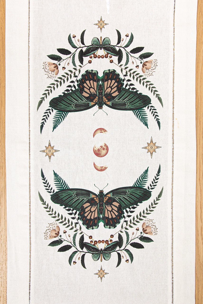 Βαμβακερό τραπεζομάντιλο Medicine χρώμα: μπεζ φωτογραφία