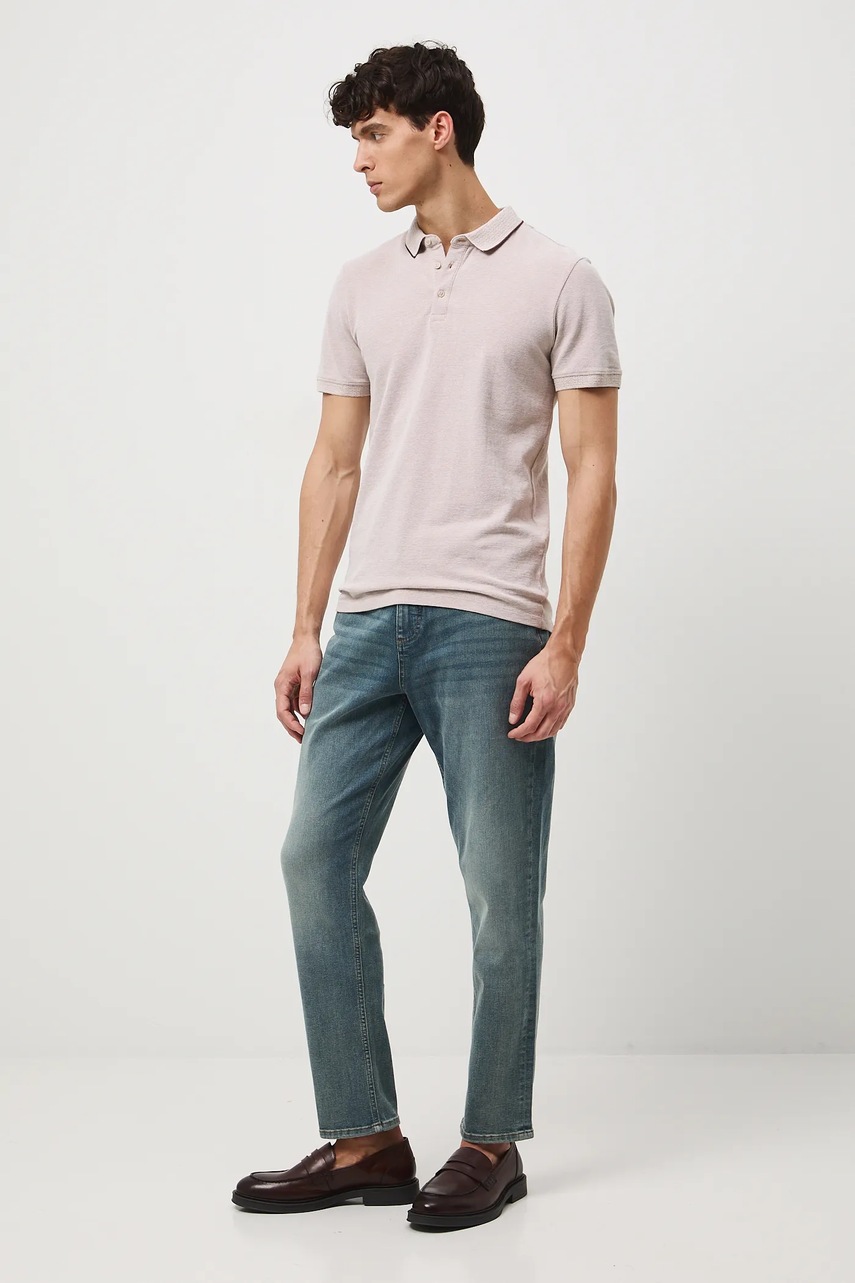 Поло Medicine цвет бежевый меланж