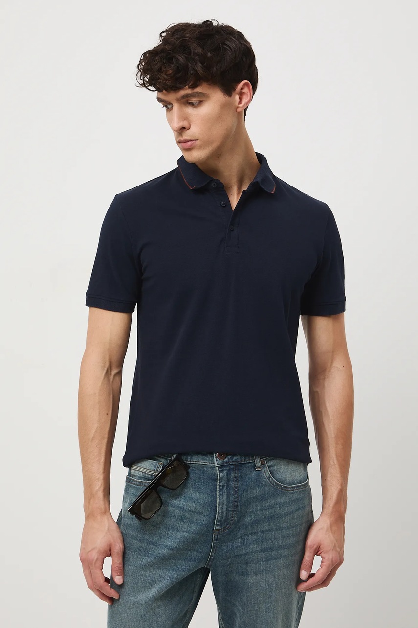 Поло Medicine цвет синий однотонное