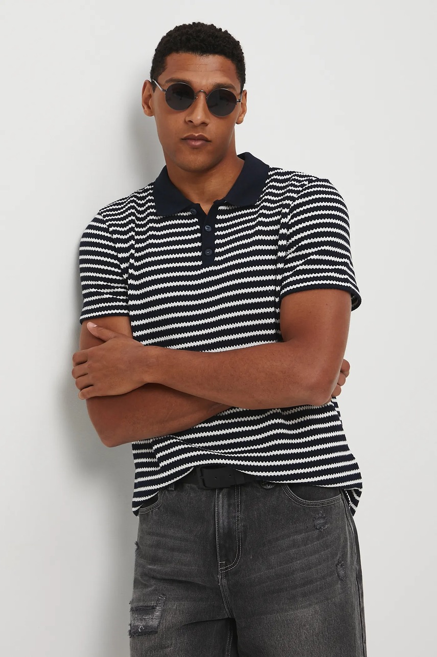 Поло Medicine цвет бежевый узор