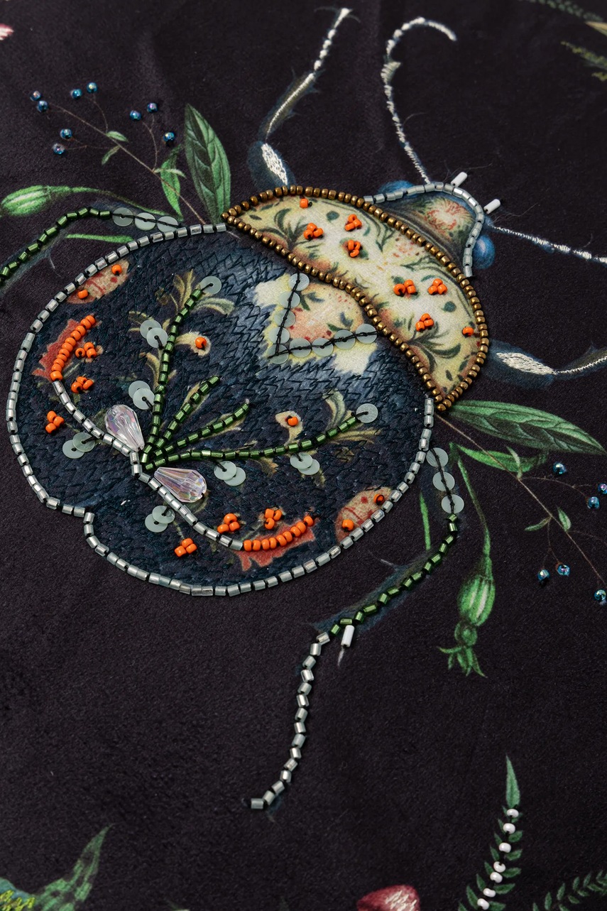 Διακοσμητική μαξιλαροθήκη Medicine χρώμα: μαύρο φωτογραφία