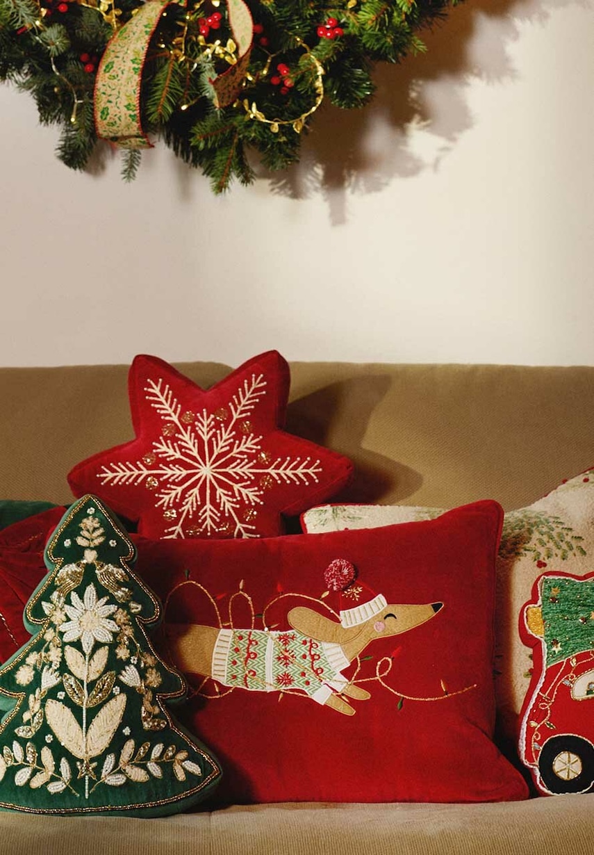 Medicine fata de perna decorativa culoarea bordo