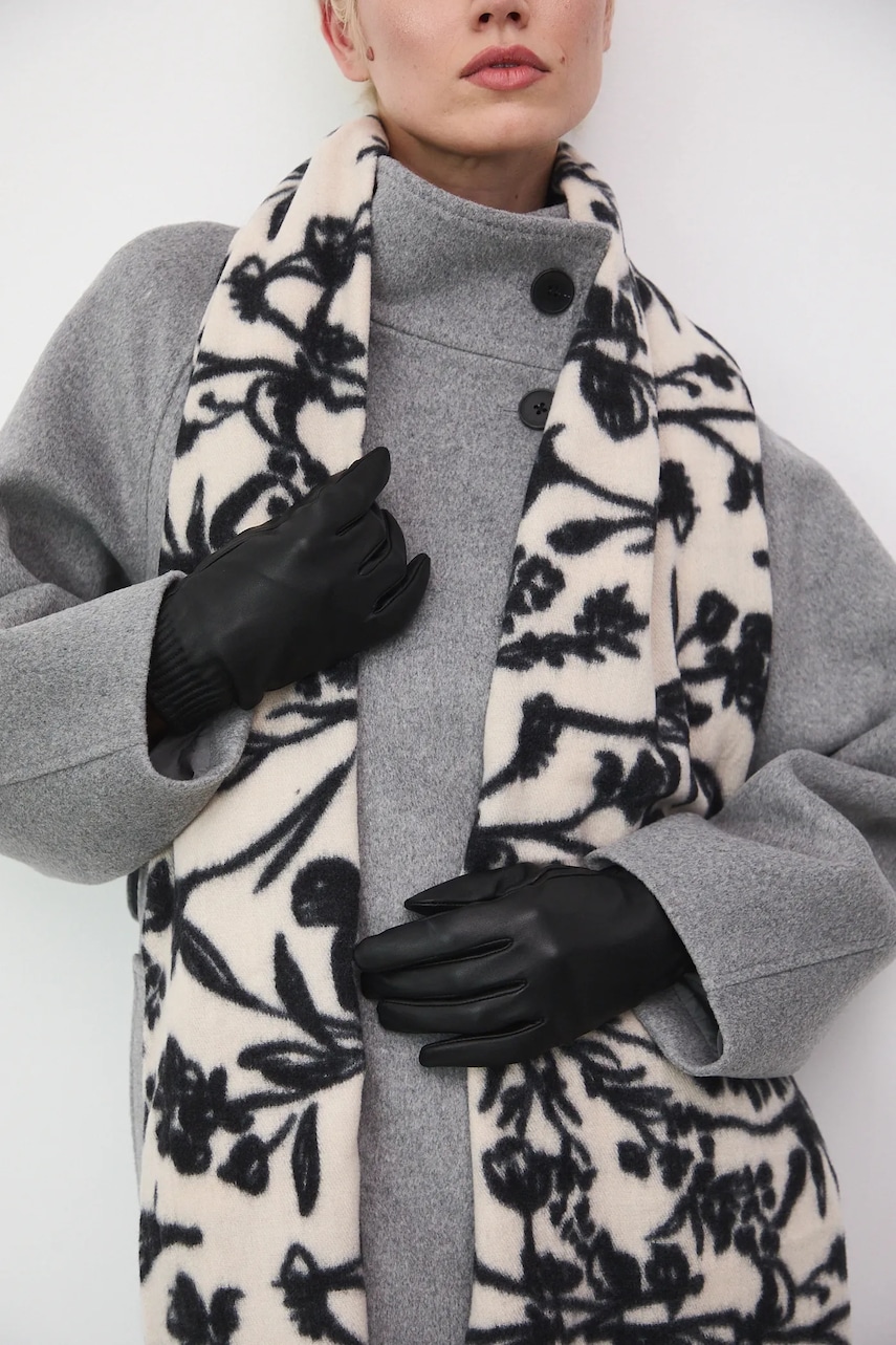 Medicine manusi de piele culoarea negru