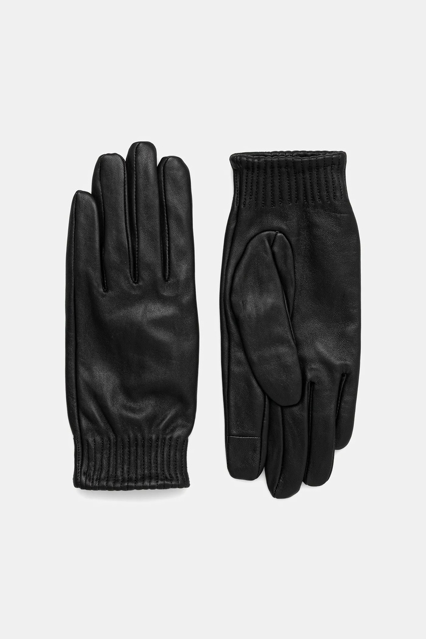 Medicine manusi de piele culoarea negru