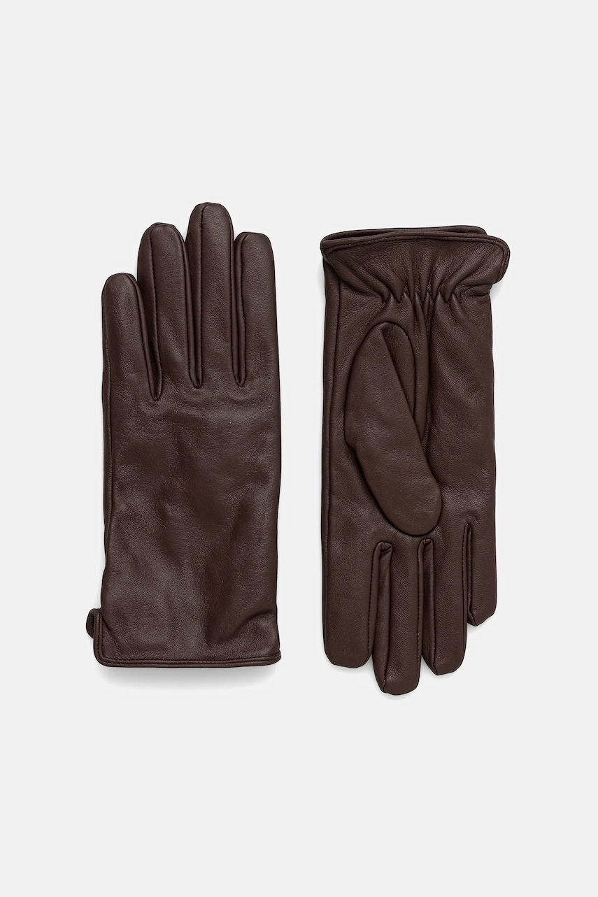 Medicine manusi de piele culoarea maro