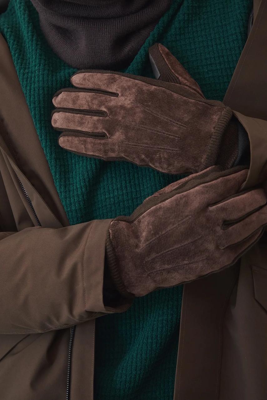 Medicine manusi din piele de caprioara culoarea maro Medicine manusi din piele de caprioara culoarea maro