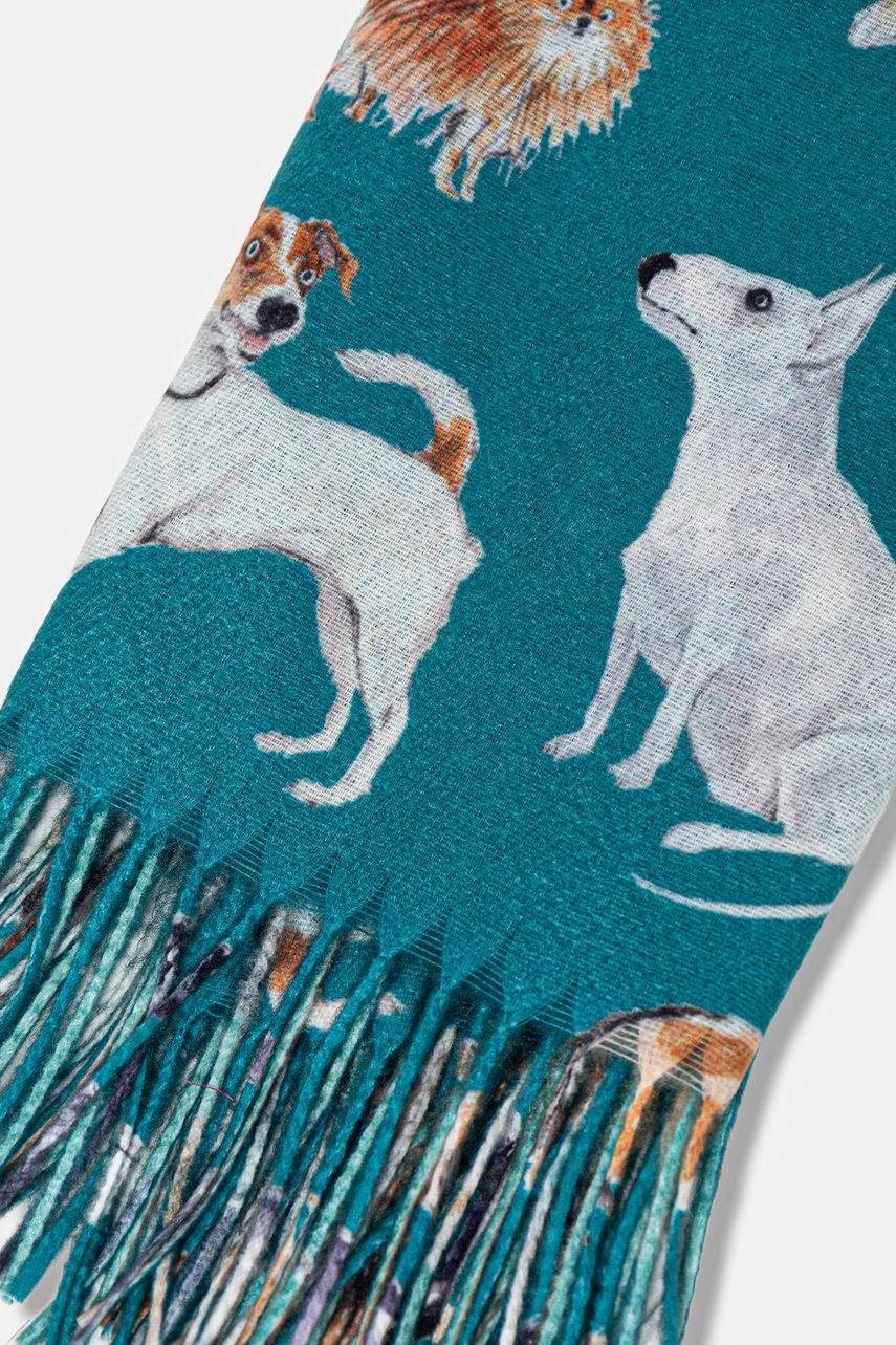 Шарф Medicine цвет зелёный узор