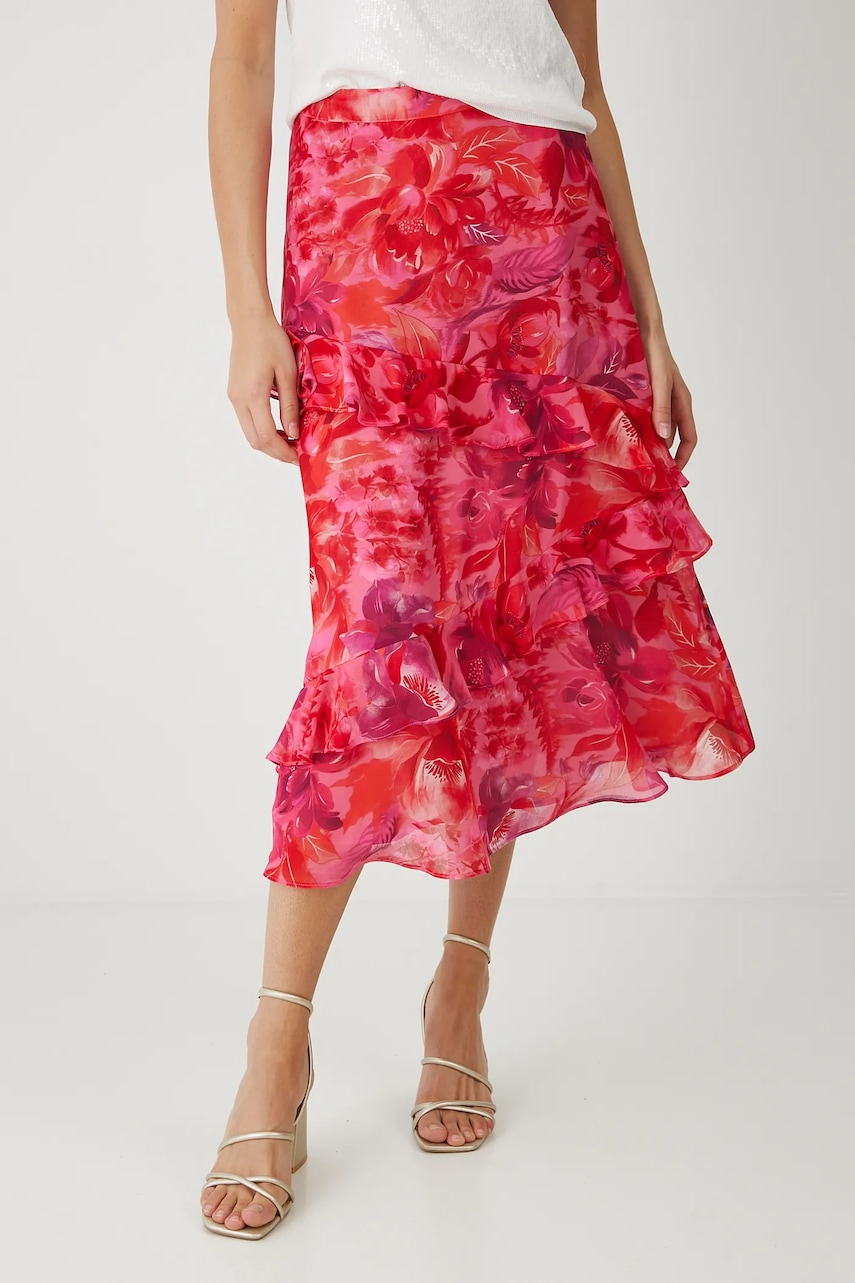 Medicine fustă midi, evazați