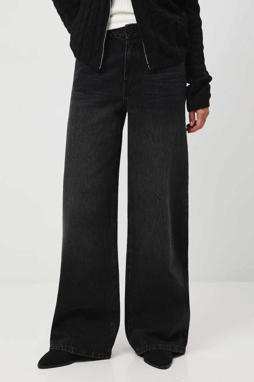 Medicine blugi din bumbac culoarea negru