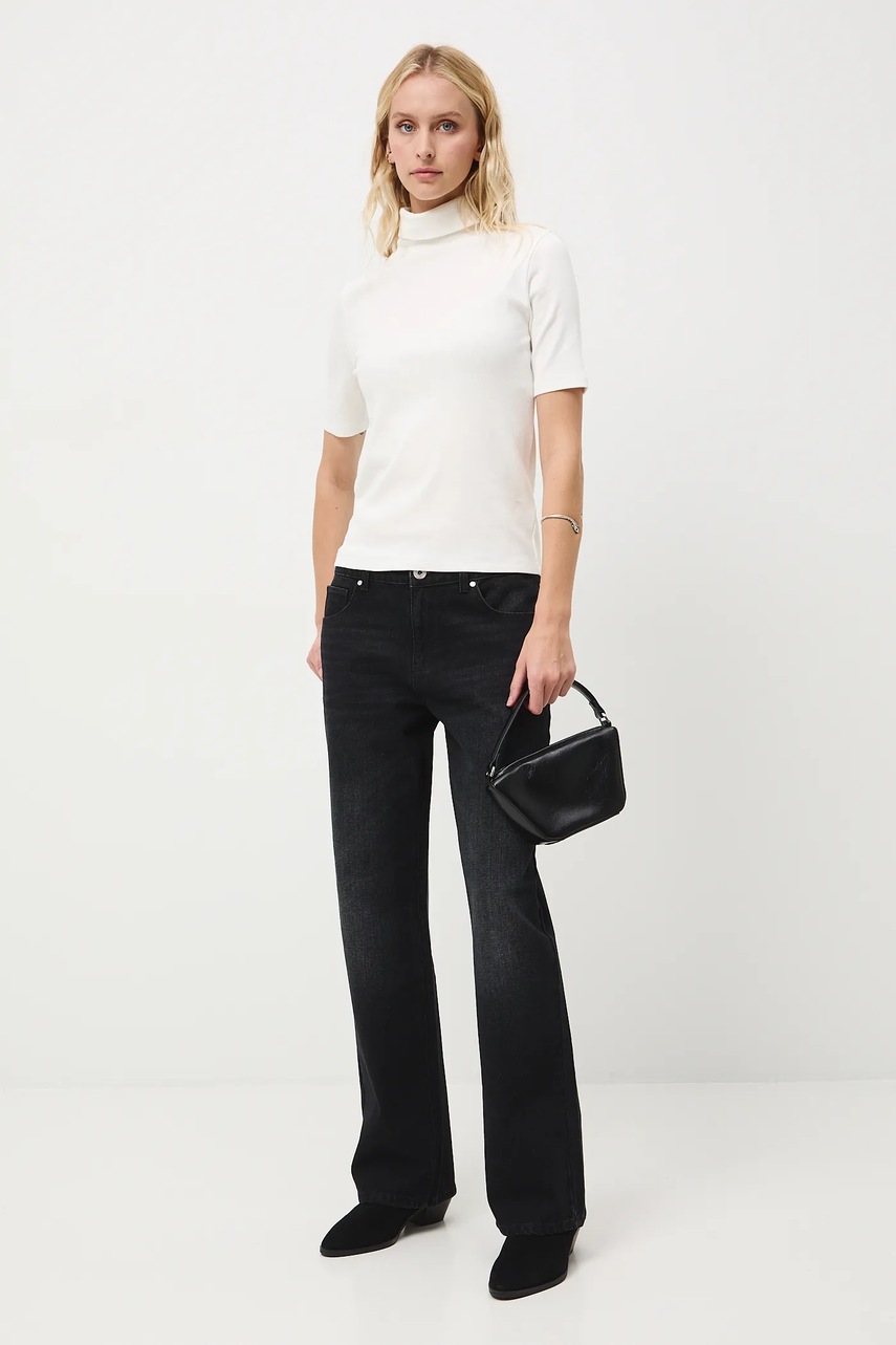 Medicine blugi din bumbac culoarea negru