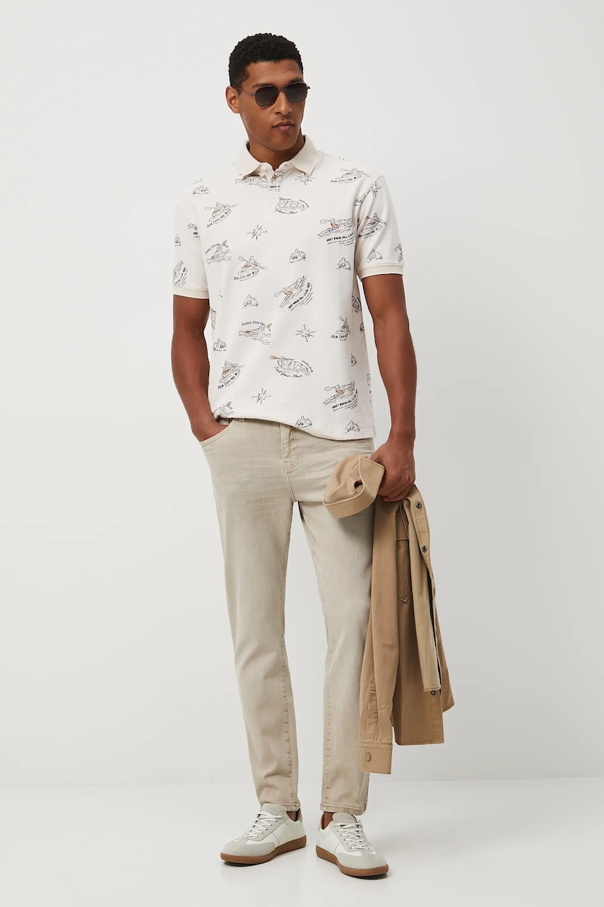 Medicine jeans culoarea bej