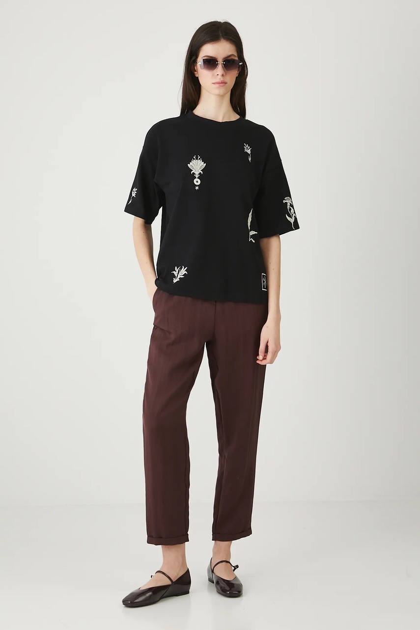 Брюки Medicine цвет коричневый chinos средняя посадка