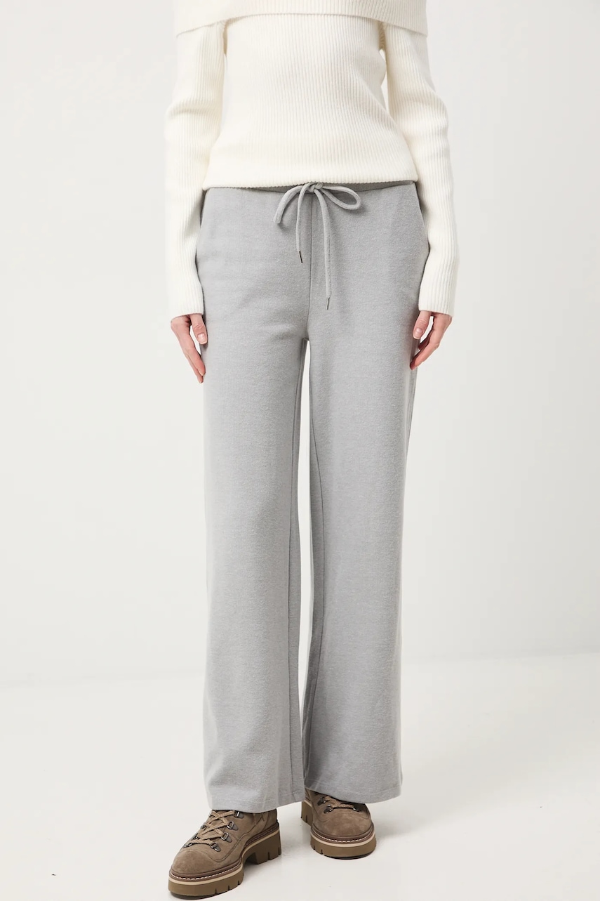 Medicine pantaloni de trening culoarea gri, melanj