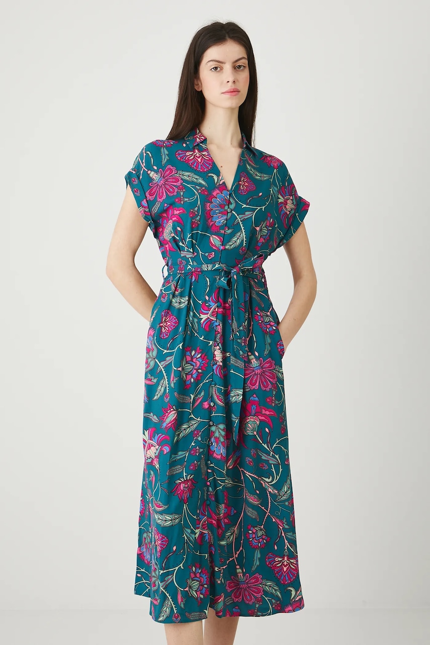 Medicine rochie culoarea verde, midi, evazați Medicine rochie culoarea verde, midi, evazați