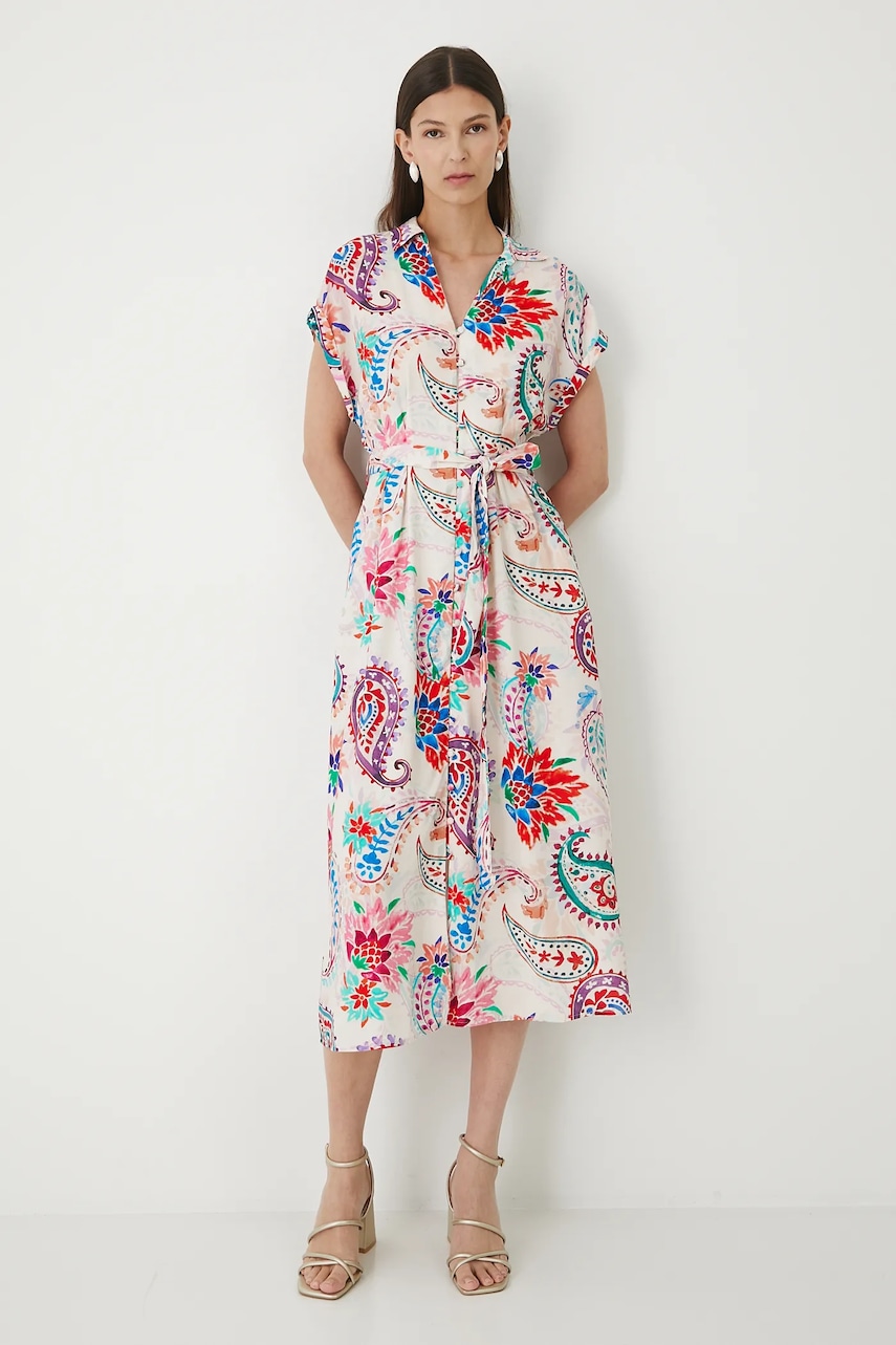 Medicine rochie midi, evazați