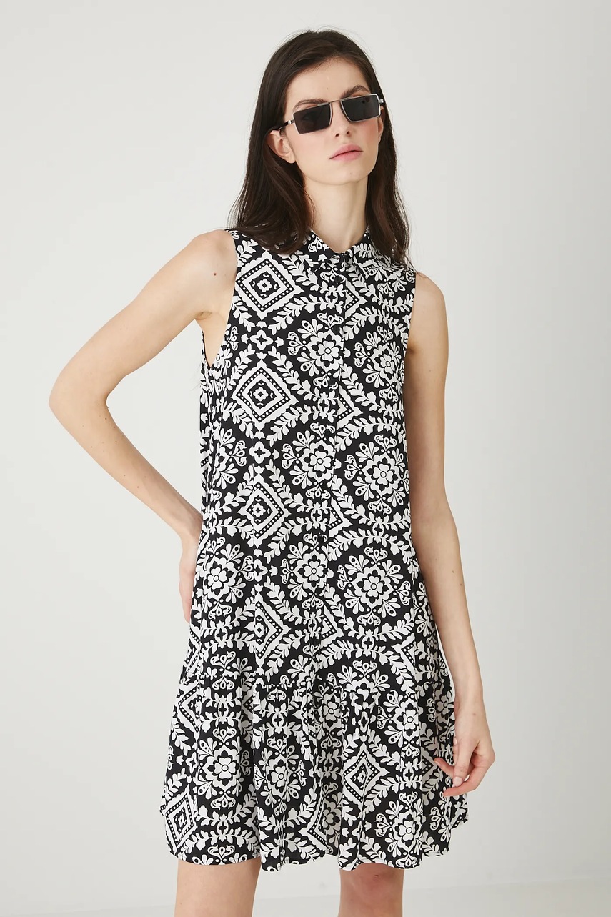 Платье Medicine цвет чёрный midi oversize