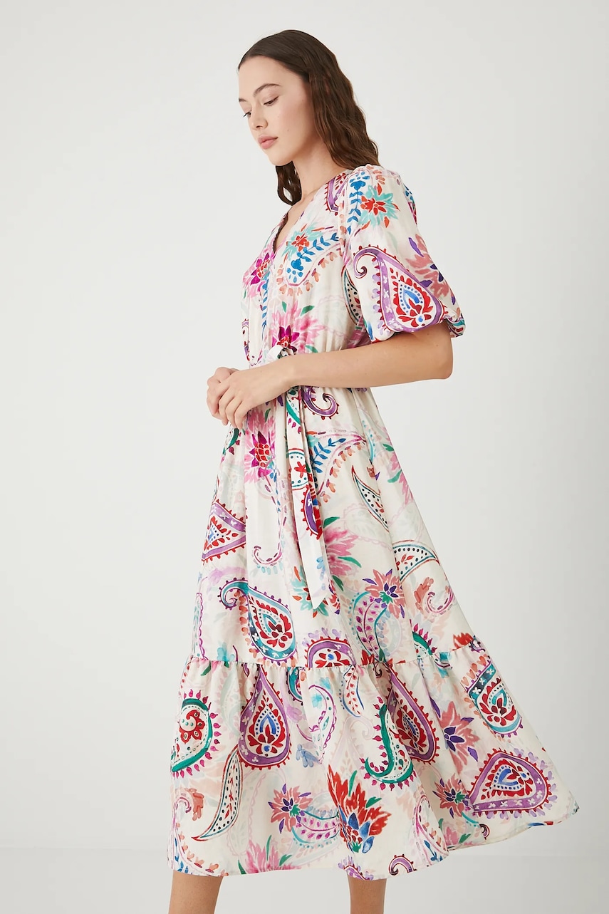 Medicine rochie midi, evazați