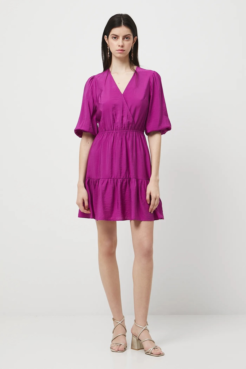 Платье Medicine цвет розовый mini расклешённое