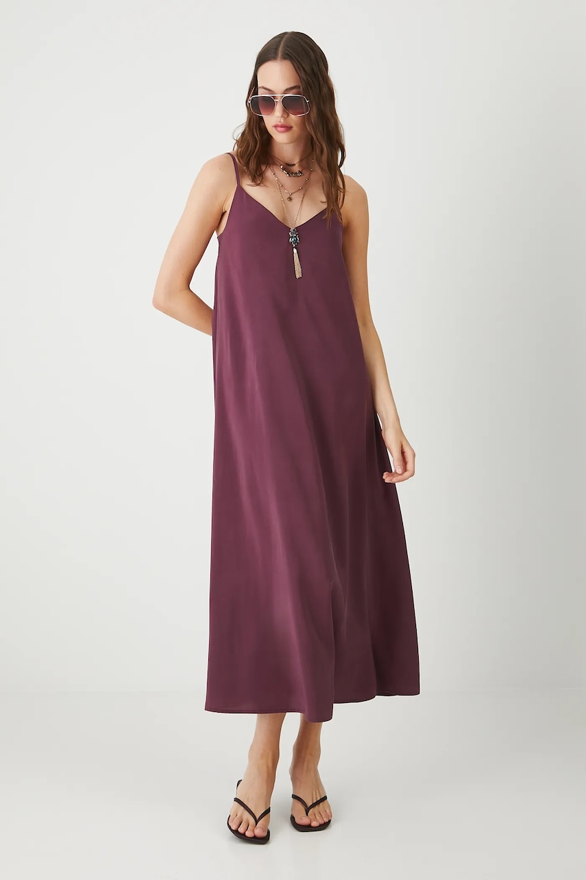 Medicine rochie culoarea bordo, midi, evazați
