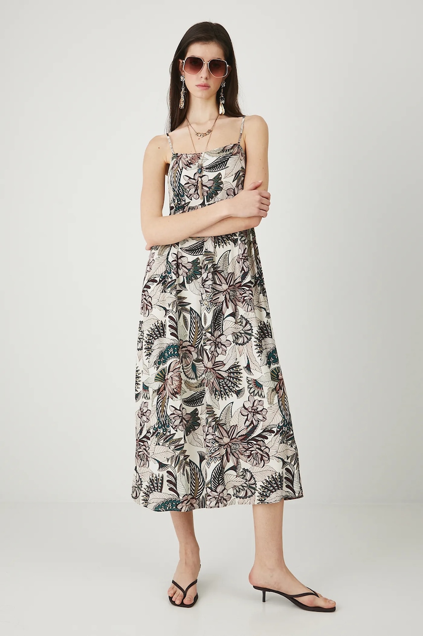 Medicine rochie midi, evazați