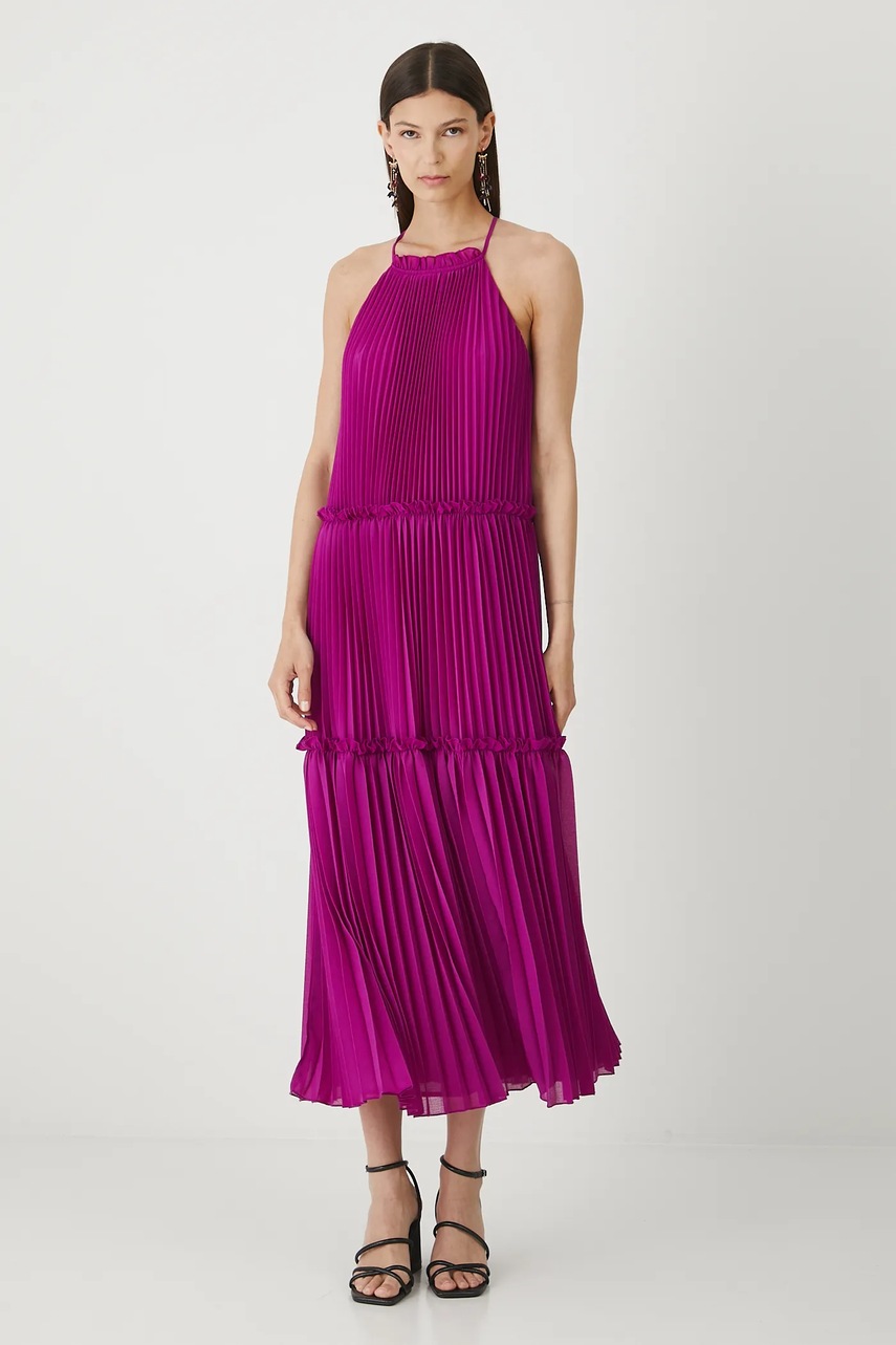 Платье Medicine цвет фиолетовый maxi oversize