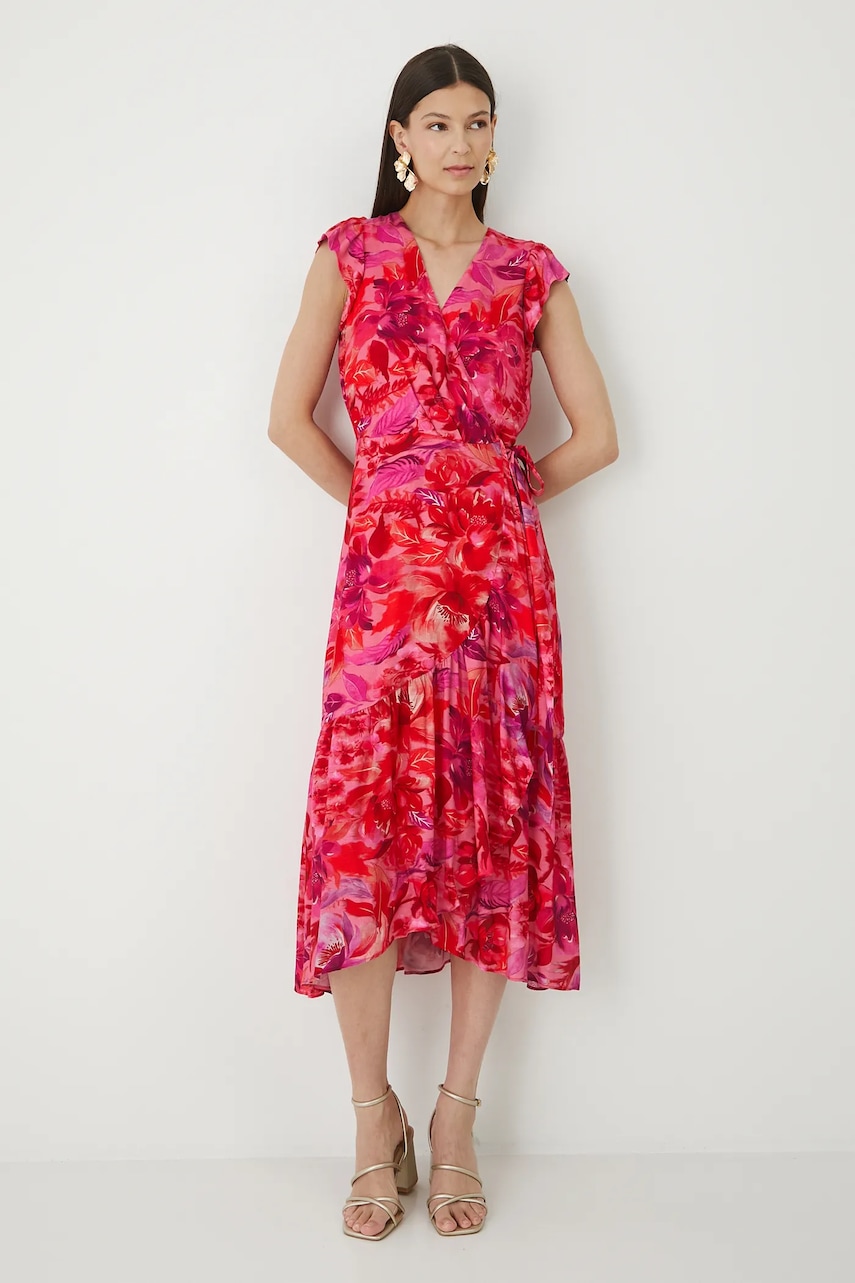 Medicine rochie midi, evazati