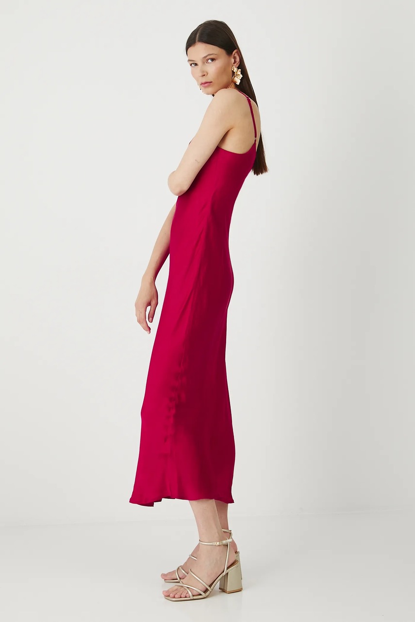 Платье Medicine цвет красный maxi облегающее
