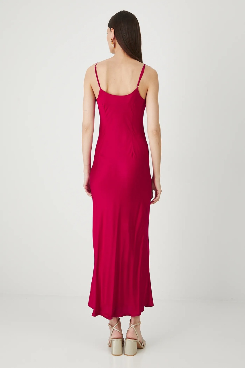 Сукня Medicine колір червоний maxi облягаюча