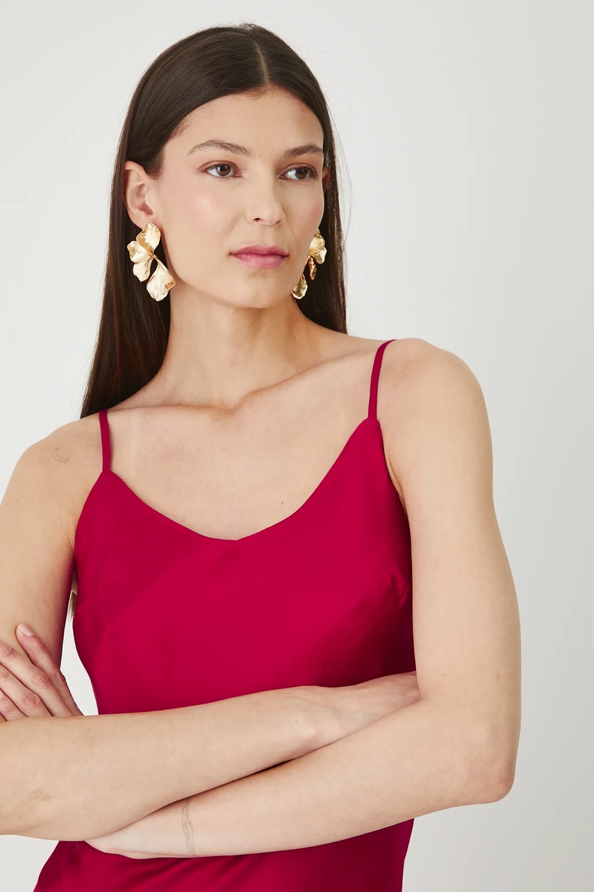 Сукня Medicine колір червоний maxi облягаюча