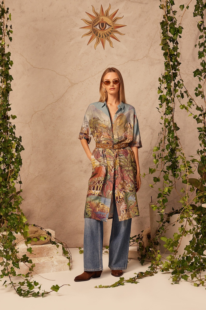 Medicine rochie midi, drept