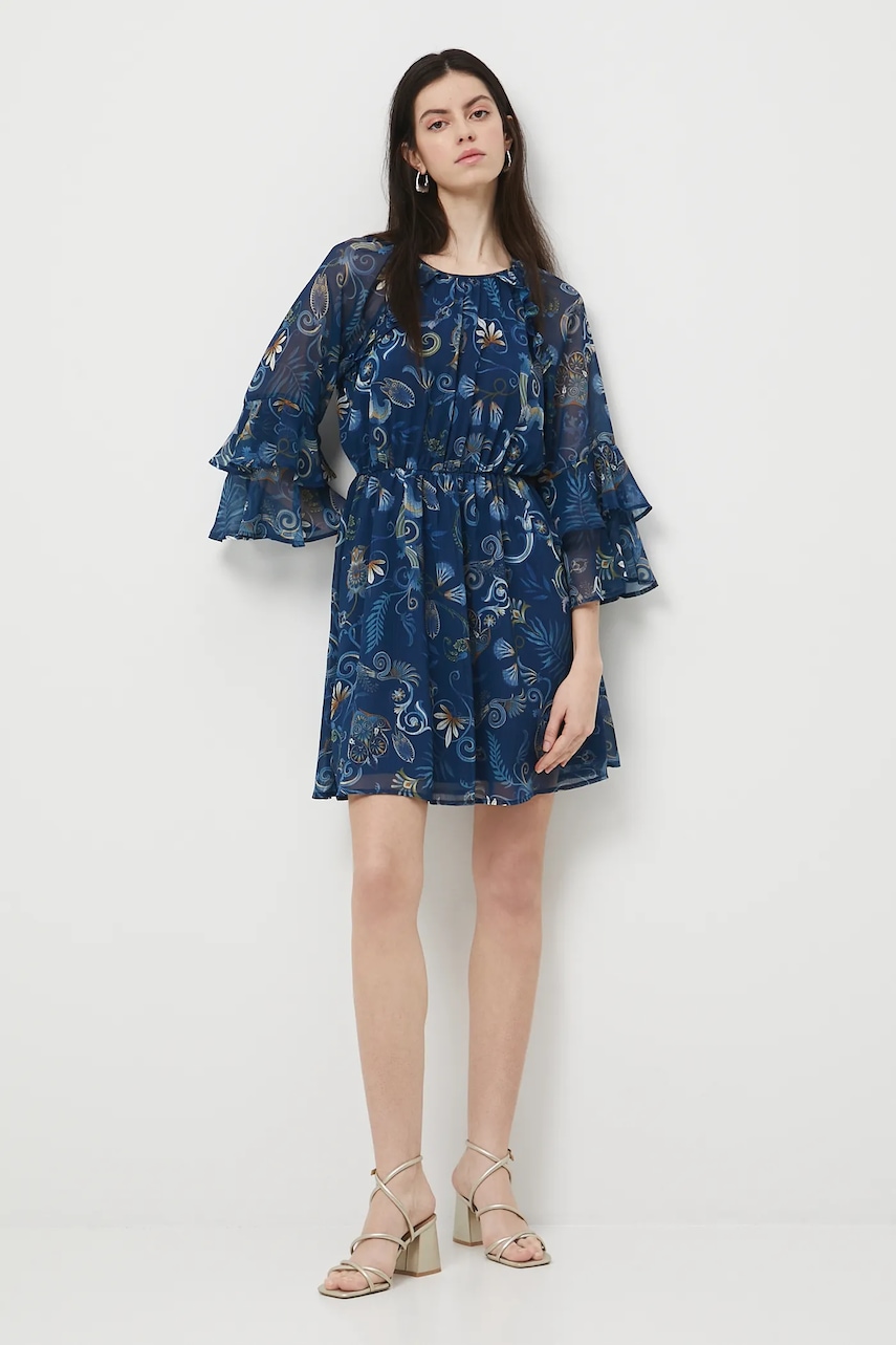 Medicine rochie culoarea bleumarin