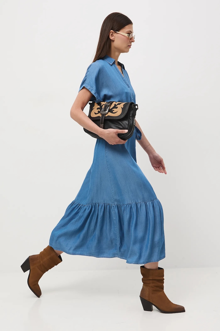 Medicine rochie midi, evazați