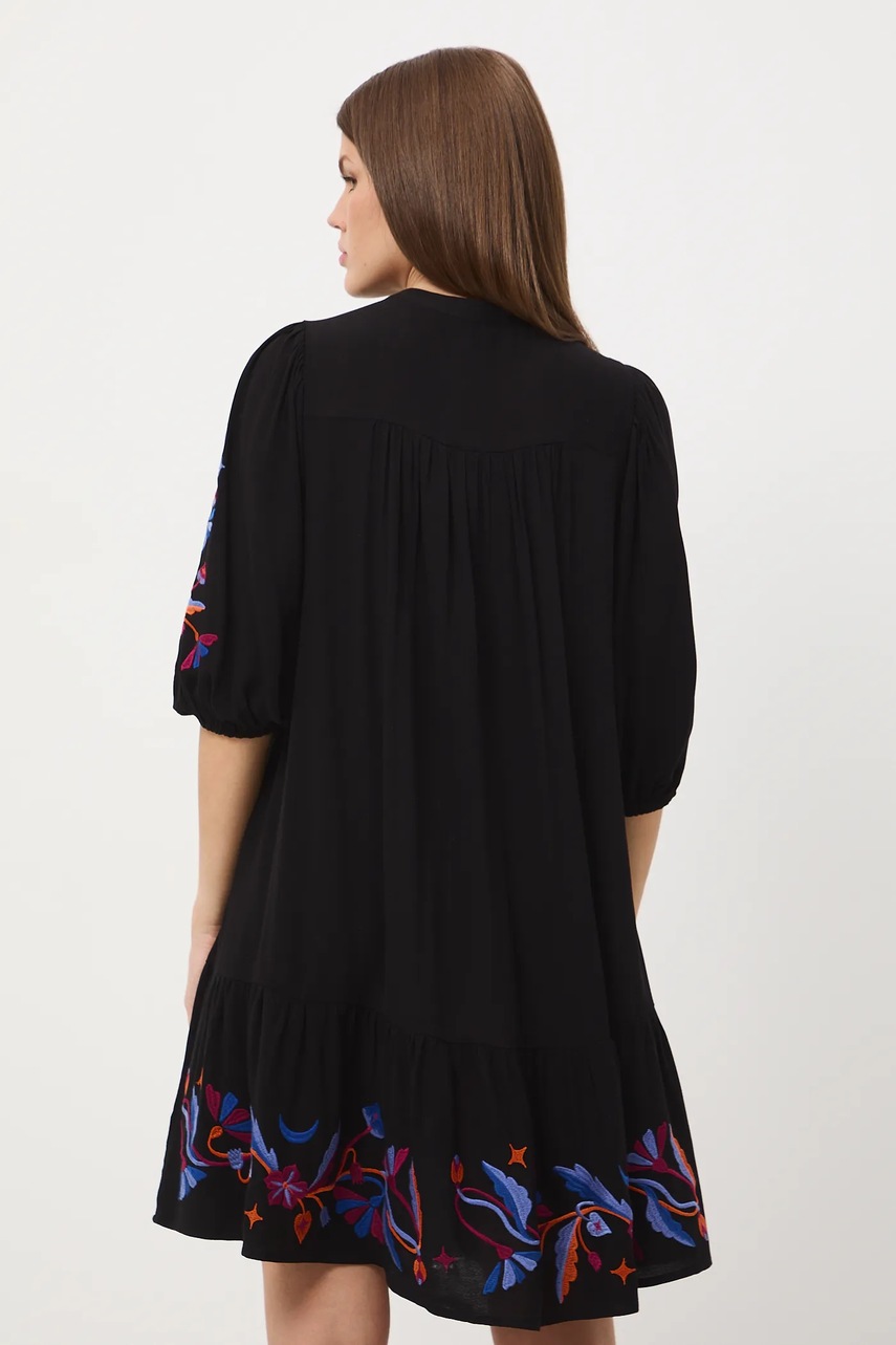 Сукня Medicine колір чорний mini oversize
