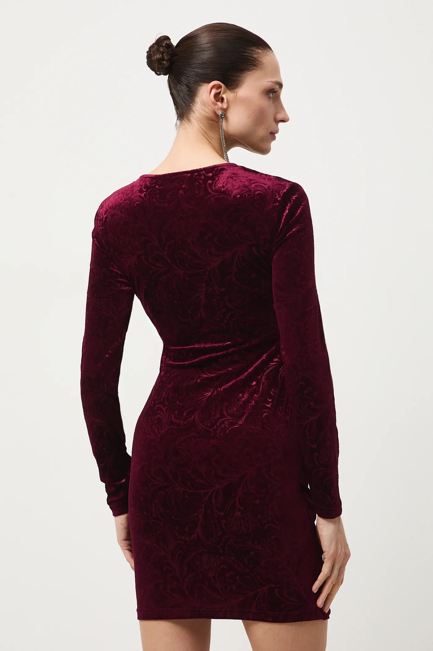 Сукня Medicine колір бордовий mini облягаюче