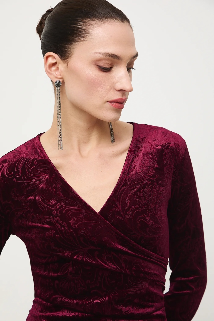 Сукня Medicine колір бордовий mini облягаюче