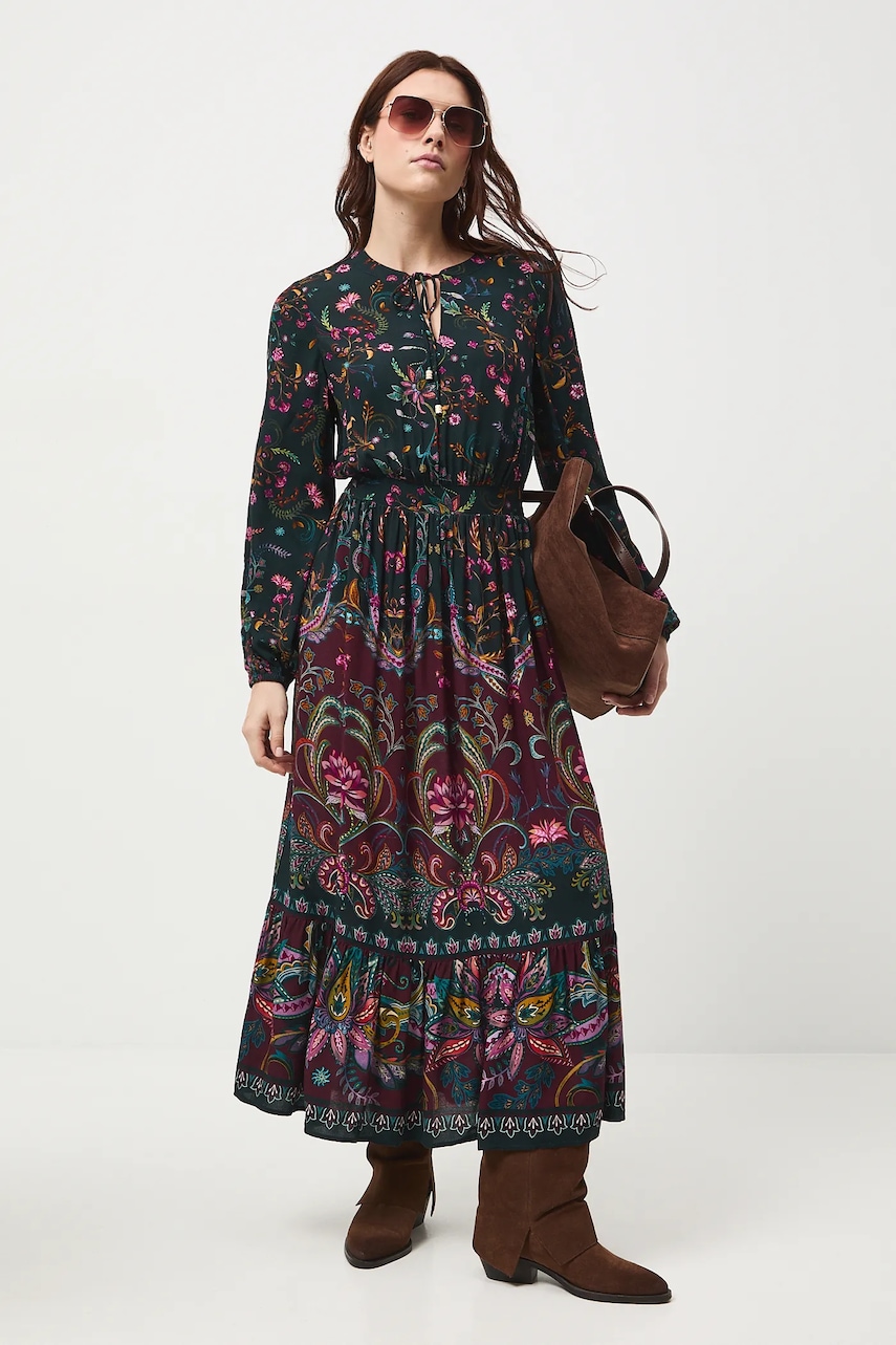 Medicine rochie midi, evazati