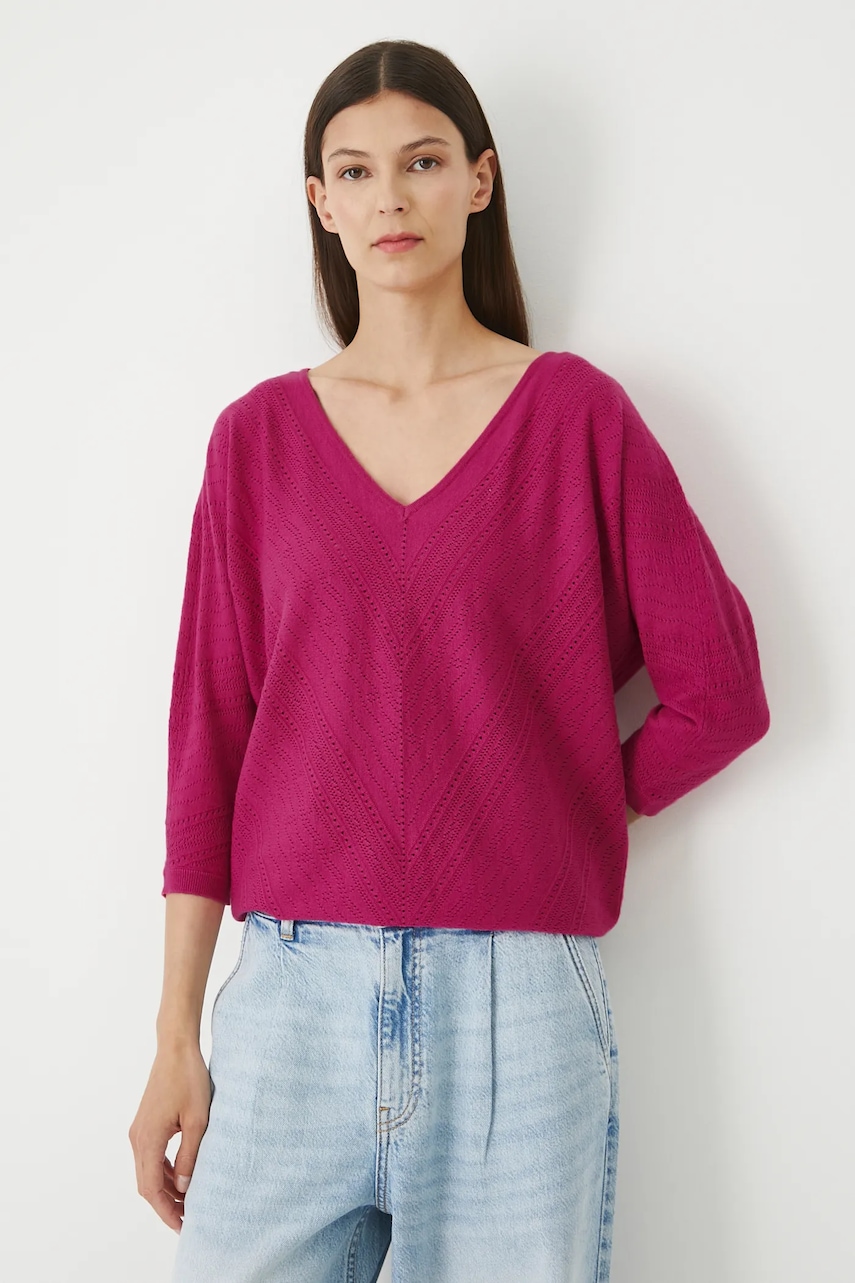 Medicine pulover culoarea roz, light