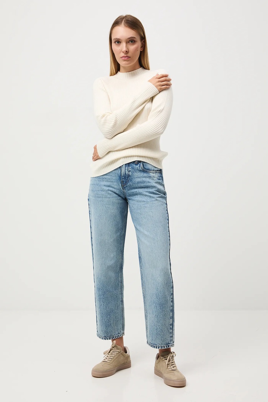 Свитер Medicine цвет бежевый с полугольфом