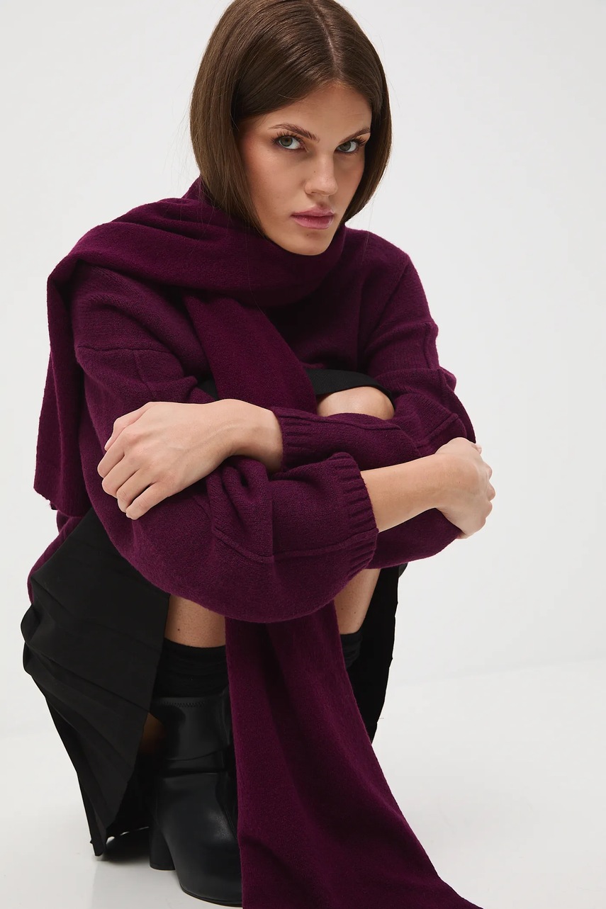 Свитер Medicine цвет бордовый тёплое