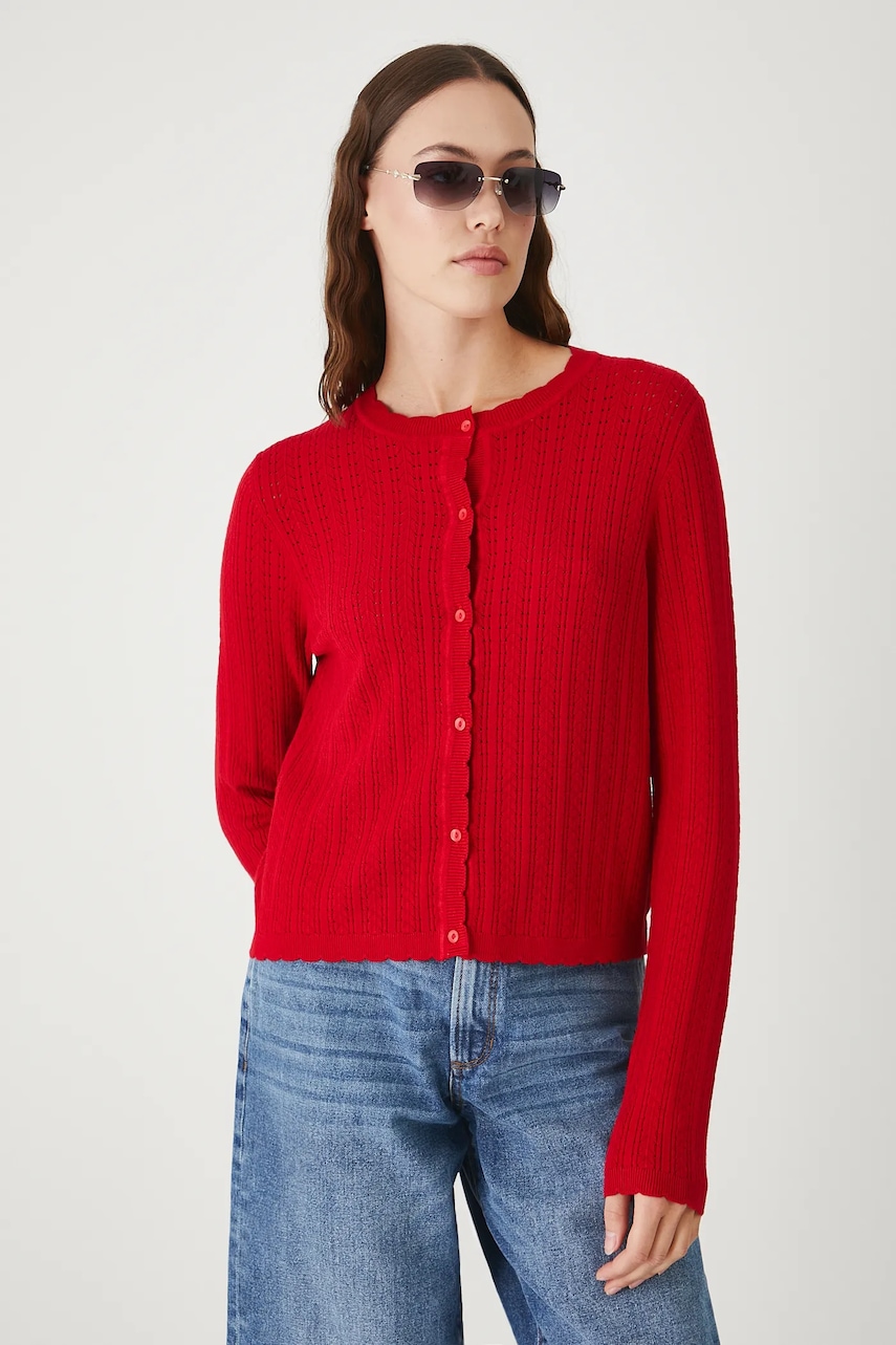 Medicine cardigan culoarea rosu, light