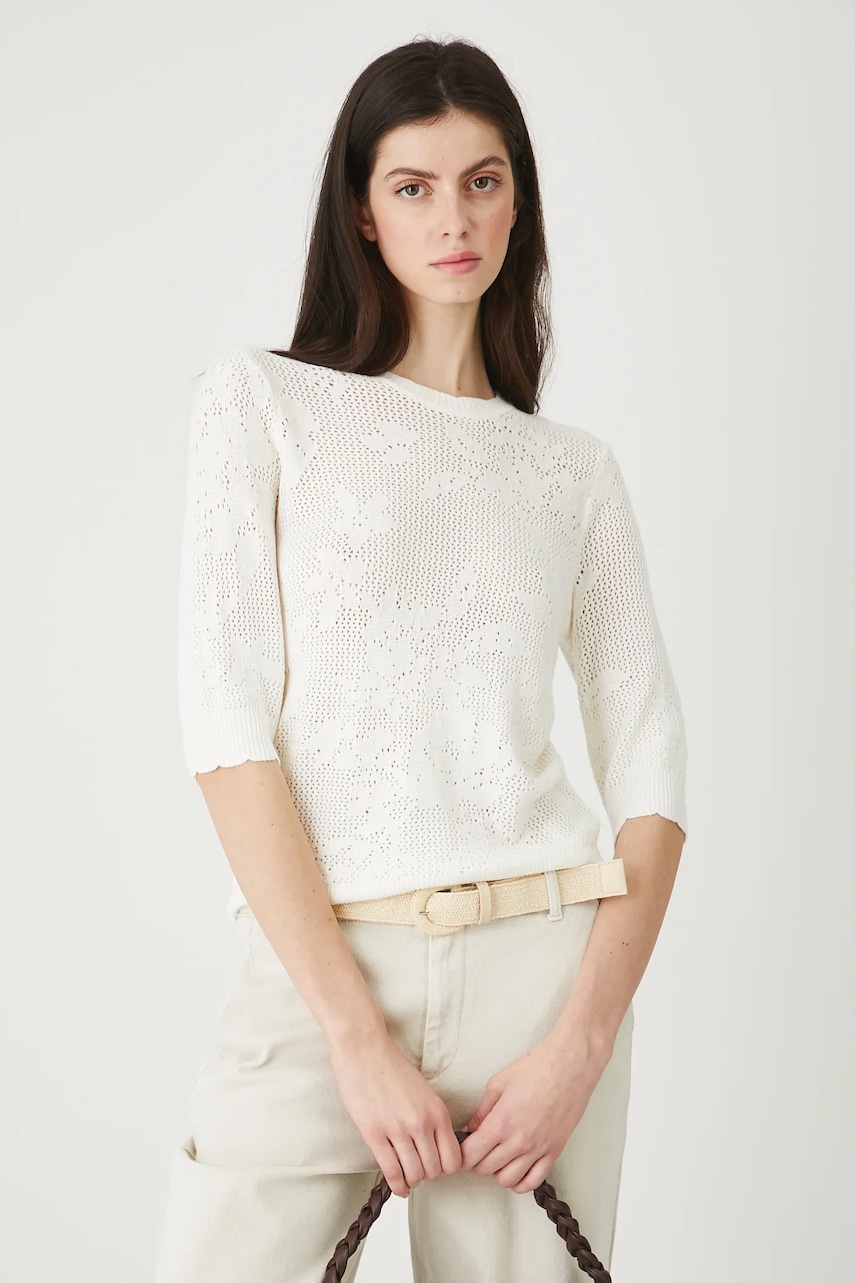 Medicine sweter damski kolor beżowy