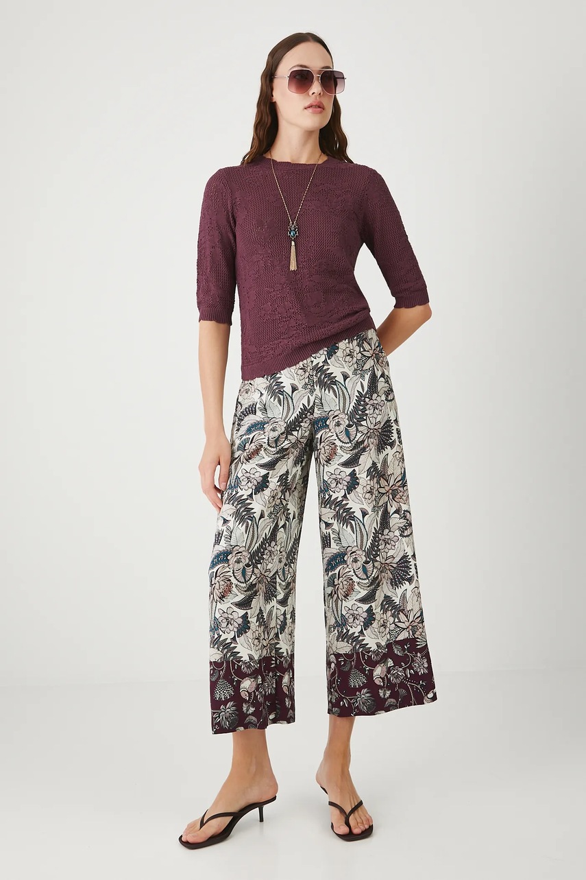 Medicine pulover culoarea violet