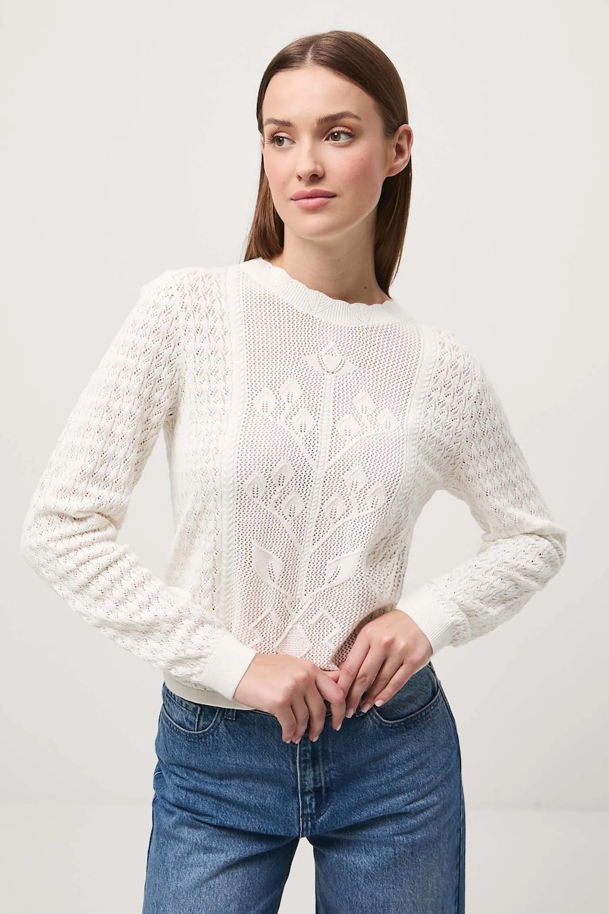 Medicine pulover culoarea bej